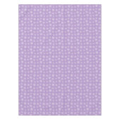 紫色のスノーフレークテーブルクロス テーブルクロス (正面)