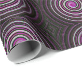 紫色のスパイラルパターンのラッピング紙 ラッピングペーパー (ロールコーナー)