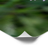 紫色のスプラッシュ ポスター (コーナー)