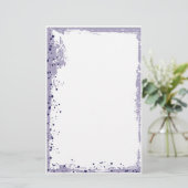 紫色のスプーン 便箋 (スタンド正面)