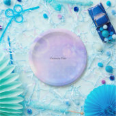 紫色のスペースライツバースデーパーティーお気に入りボックス ペーパープレート (パーティー)