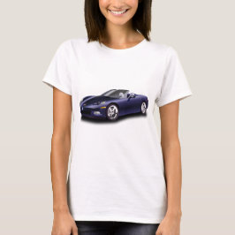 紫色のスポーツカー Tシャツ
