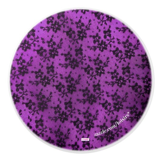 紫色のセラミックプル セラミックノブ (正面)