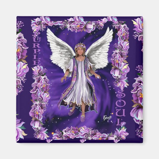 紫色のソウル・マグネット マグネット (正面)