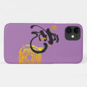 紫色のタイガーシンボルチノワセリーシック Case-Mate iPhoneケース (裏面(横))