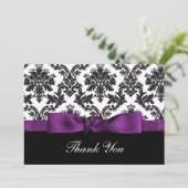 紫色のダマスクサンキューカード サンキューカード (スタンド正面)