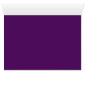 紫色のダマスク織の結婚披露宴のテーブル数カード (内部横(下))