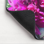 紫色のダリアフラワーマウスパッド マウスパッド (コーナー)