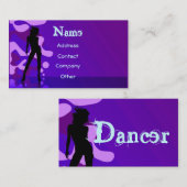 紫色のダンサー 名刺 (正面/裏面)