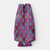 紫色のチューリップフィールド ボトルクーラー (裏面)