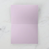 紫色のチワワのバレンタインデーカード シーズンカード (内部)