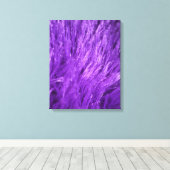 紫色のテクスチャファールック抽象芸術 モダン キャンバスプリント (インサイチュ (ウッドフロア))