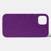 紫色のテクスチャ付きデニム、iPhone 13ケース Case-Mate iPhoneケース (裏面 (横))