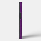 紫色のテクスチャ付きデニム、iPhone 13ケース Case-Mate iPhoneケース (裏面 / 右)