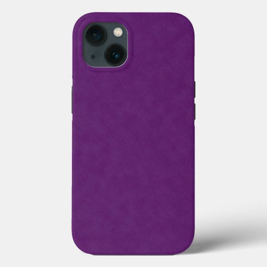 紫色のテクスチャ付きデニム、iPhone 13ケース Case-Mate iPhoneケース (裏面)