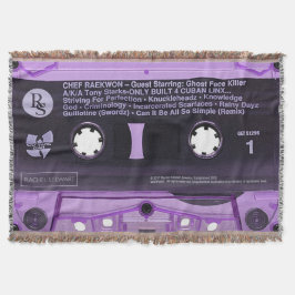 紫色のテープ スローブランケット