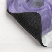 紫色のデザイナーマウスパッド マウスパッド (コーナー)