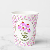 紫色のトウモロコシの花 紙コップ (正面)