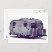 紫色のトレーラー ポストカード (正面/裏面)