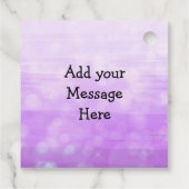 紫色のトンボと花曼荼羅手描き フェイバータグ (裏面)