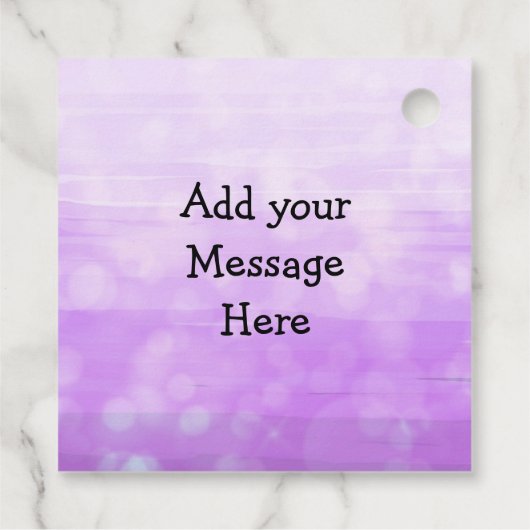 紫色のトンボと花曼荼羅手描き フェイバータグ (裏面)