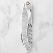 紫色のトンボのダマスクコルク抜 ソムリエナイフ (裏面)