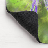 紫色のトンボのライム マウスパッド (コーナー)