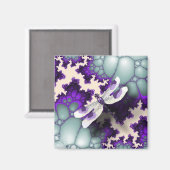 紫色のトンボ磁石 マグネット (正面/裏面)