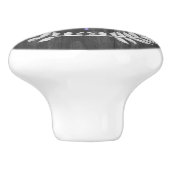 紫色のトンボ素朴イパーソナライズされたセラミックのノブ セラミックノブ (側面)