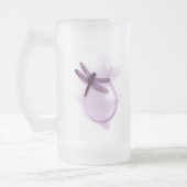 紫色のトンボ フロストグラスビールジョッキ (左)