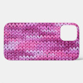 紫色のトーン編地のテクスチャ Case-Mate iPhoneケース (裏面 (横))