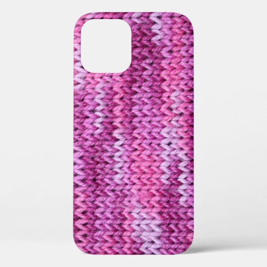 紫色のトーン編地のテクスチャ Case-Mate iPhoneケース (裏面)