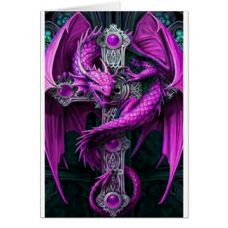 紫色のドラゴン