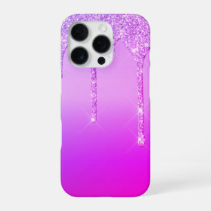 紫色のネオンiPhoneケース iPhone 16 Proケース