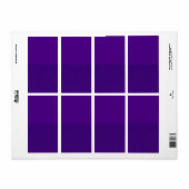 紫色のノイズ効果のカスタム出荷ラベル ラベル (フルシート)