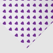 紫色のハートカスタムの背景ティッシュペーパー 薄葉紙 (詳細)