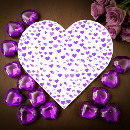 紫色のハートクラスタ ノートブック