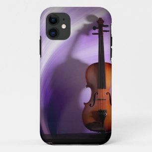 紫色のバイオリンの電話箱 iPhone 11 ケース