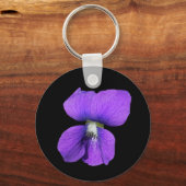紫色のバイオレットキーチェーン キーホルダー (正面)