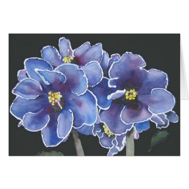 紫色のバイオレット (正面横)