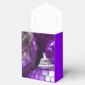 紫色のバウブルの好意ボックス紫 フェイバーボックス (オープン)