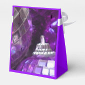 紫色のバウブルの好意ボックス紫 フェイバーボックス (裏面サイド)