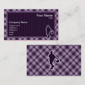 紫色のバスケットボール 名刺 (正面/裏面)