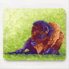 紫色のバッファロー マウスパッド