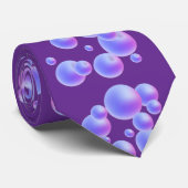 紫色のバブルタイ ネクタイ (ロール)