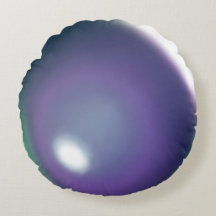 紫色のバブルバルーンラウンドピローのシェード