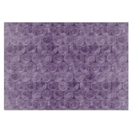 紫色のバブルラップパターン カッティングボード