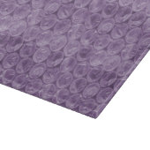 紫色のバブルラップパターン カッティングボード (角)