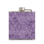 紫色のバブルラップパターン フラスク (裏面)