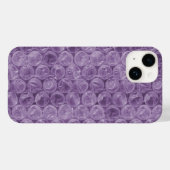 紫色のバブルラップパターン Case-Mate iPhoneケース (裏面 (横))